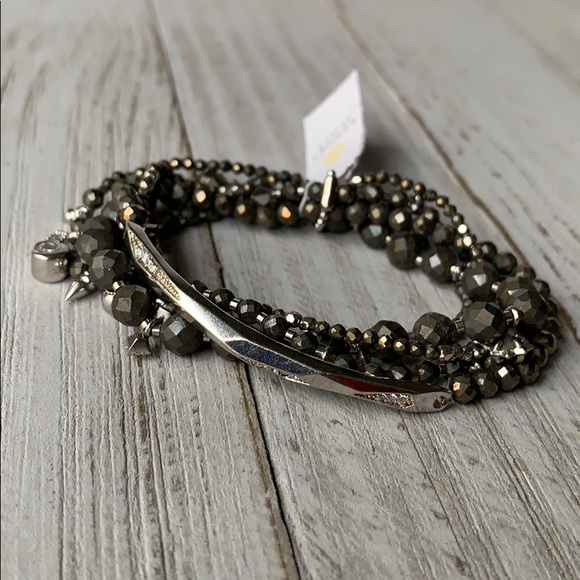 Kendra Scott Jewelry - Kendra Scott Supak Pyrite Stacking Bracelets NEW
